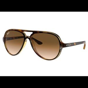Ray-Ban Oversized Aviator Sunglasses – Tortoise Brown